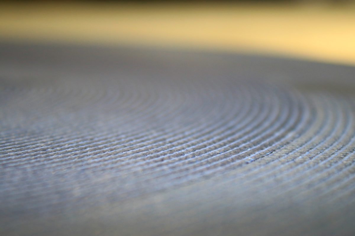Weld overlay bead profile, close up