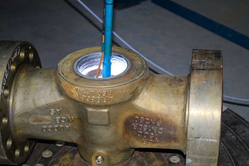 Valve body prepared for overlay